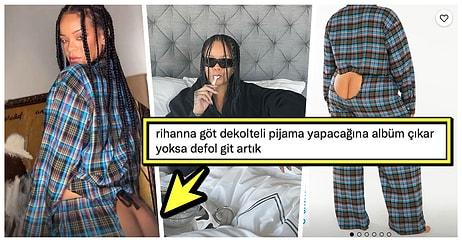 Rihanna, 'Savage X Fenty' Koleksiyonundaki Poposu Açık Bi' Garip Pijama Modeliyle Tarzını Konuşturdu!