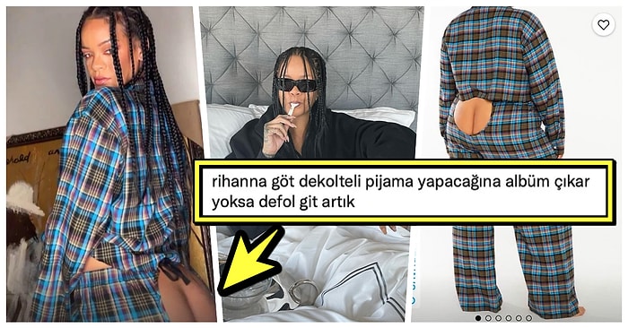 Rihanna, 'Savage X Fenty' Koleksiyonundaki Poposu Açık Bi' Garip Pijama Modeliyle Tarzını Konuşturdu!