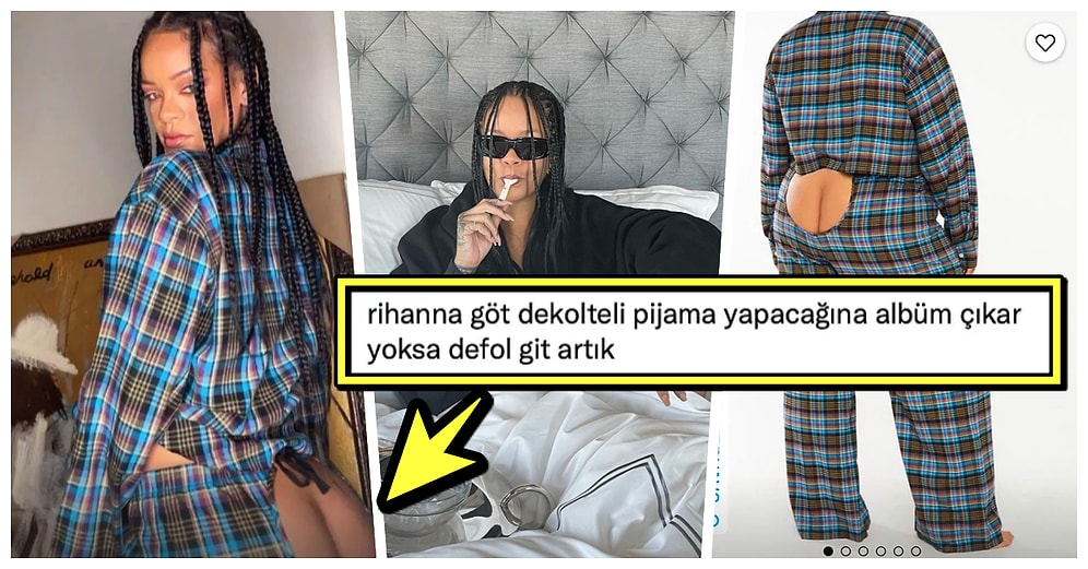 Rihanna, 'Savage X Fenty' Koleksiyonundaki Poposu Açık Bi' Garip Pijama Modeliyle Tarzını Konuşturdu!