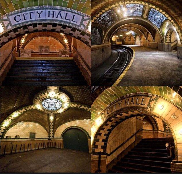 25. New York'taki bu eski metro istasyonu bir korku filmini andırıyor.