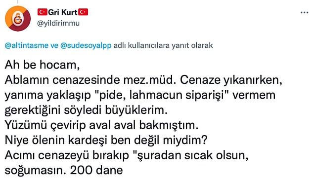 8. Aynısı dedemin cenazesinde babama yapıldı.