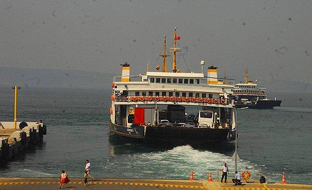Çanakkale-Gökçeada – Bozcaada feribot seferleri 3 gün süreyle gerçekleşmiş;