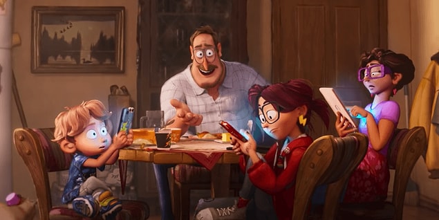 6. 'Ailem Robotlara Karşı' filminin yazarı ve yönetmeni Michael Rianda, filmi oluştururken James Turrell'ın sanatından ve Stanley Kubrick filmlerinden ilham almış.