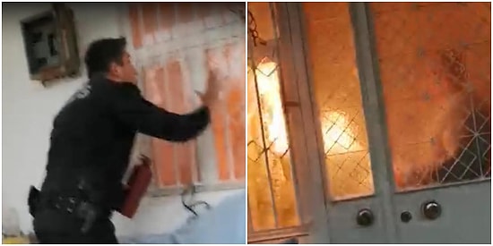 Kendini ve Annesini Evde Diri Diri Yakmaya Çalıştı
