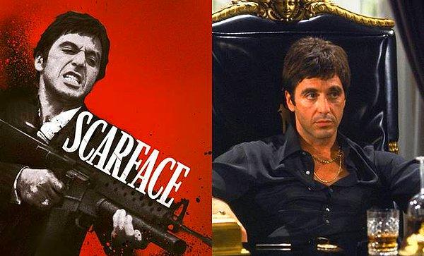 5. Scarface / Yaralı Yüz (1932 - IMDb: 7.8 / 1983 - IMDb: 8.3)