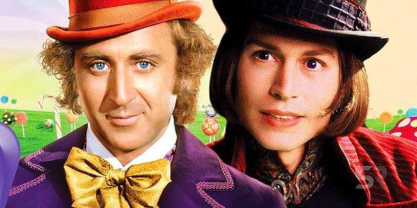 4. Willy Wonka The Chocolate Factory / Charlie'nin Çikolata Fabrikası (1971 - IMDb: 7.8 / 2005 - IMDb: 6.6)