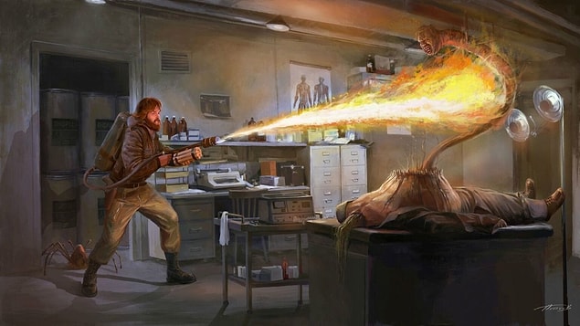2. The Thing / Şey (1982 - IMDb: 8.1 / 2011 - IMDb: 6.2)