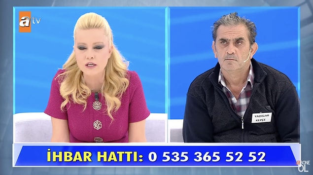 Yadigar Kepçe isimli erkek, imam nikahlı eşi 4 çocuk annesi Yeliz Kiviz'in 8 gün önce kaybolduğunu söyleyerek dün Müge Anlı'dan yardım istemişti.