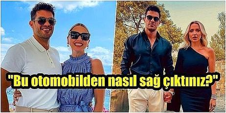 Ölümden Döndüler! Ünlü Şarkıcı Hadise ile İş İnsanı Sevgilisi Mehmet Dinçerler Ağır Bir Trafik Kazası Geçirdi