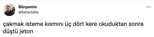 6. Arkadaşlar sadece çakmak istemiş, sakin.😅