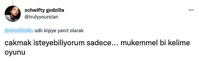 14. Bu tweet derslerde 'plot twist' ve 'pun' nedir diye okutulsun!