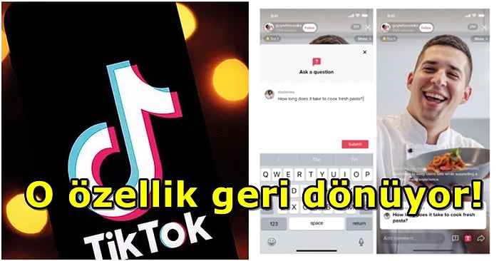 TikTok, Kullanıcılarının Çok Sevdiği Soru-Cevap Özelliğini Geri Getiriyor