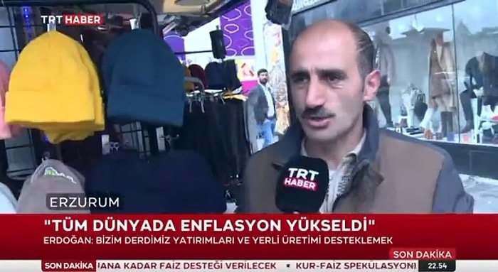 TRT'nin Cumhurbaşkanı Erdoğan İçin Hazırladığı Sokak Röportajı Tepki Çekti: 'Faiz Politikasını Destekliyorum'