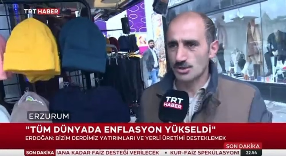TRT'nin Cumhurbaşkanı Erdoğan İçin Hazırladığı Sokak Röportajı Tepki Çekti: 'Faiz Politikasını Destekliyorum'