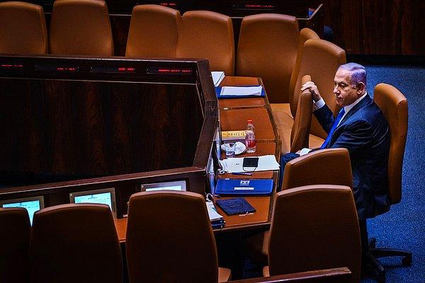 55. Marcus Yam imzalı bu fotoğraf İsrail'in en uzun süre görev yapan başbakanı Benjamin Netanyahu'yu görüntülüyor.