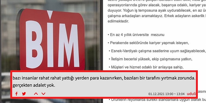 Atanamayan Öğretmenlerle Dolu Olan BİM'in Satış Elemanı Pozisyonu İçin Aradığı Kriter Tartışma Yarattı