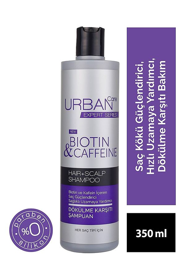 12. Urban Care Expert Biotin Ve Kafein Dökülme Karşıtı Saç Bakım Şampuanı