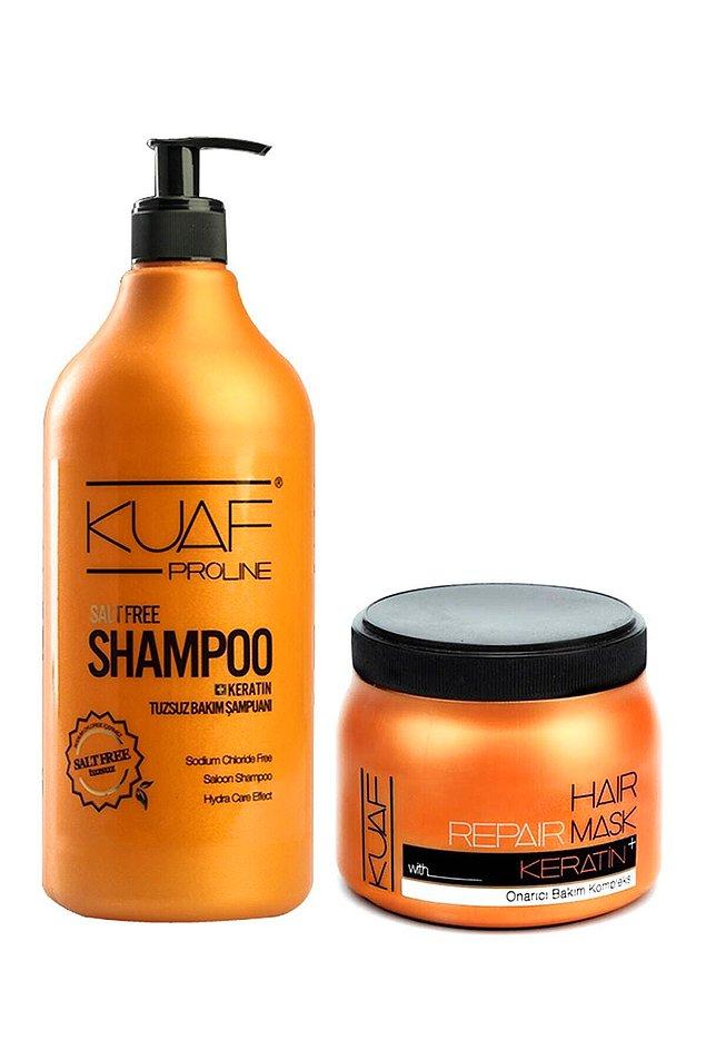 16. Sadece tuzsuz şampuan kullanıyorsanız, bu konuda en iyi markalardan biri olan Kuaf çok güzel kampanyada!