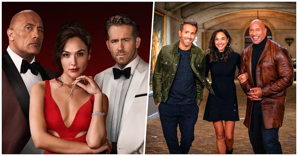 Netflix Yapımı 'Red Notice' Tüm Zamanların Rekorunu Kırarak Platformda En Çok İzlenen Film Oldu!