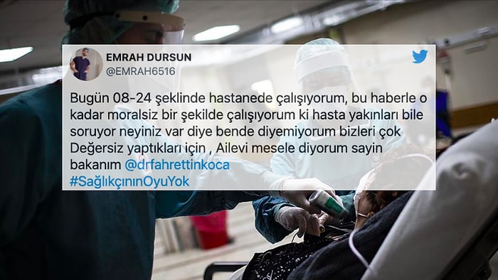 Ek Gösterge Zammının Hekimlerle Sınırlı Tutulmasına Sağlıkçılardan Yoğun Tepki