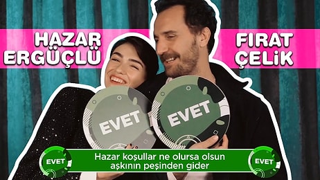 Hazar Ergüçlü ve Fırat Çelik Partnerlik Testinde!