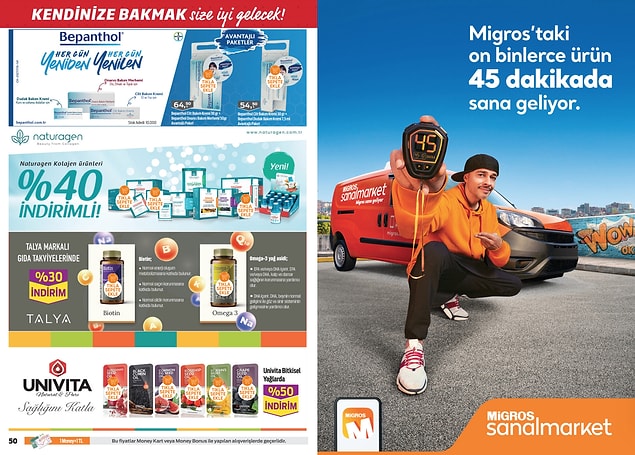 Bepanthol Cilt Bakım Kremi 30 G + Onarıcı Bakım Kremi 50 G 64,50 TL.