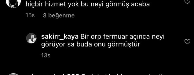 Coştu'ya atılan cinsel içerikli mesajlardan bazıları şöyle;