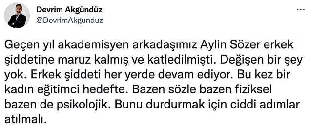 Bu mesajlar da tepkiyle karşılandı. Birçok insan Şafak Coştu'ya destek verdi.