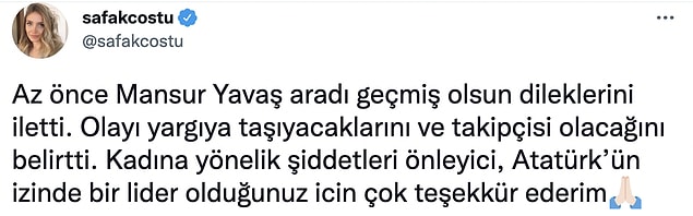 Yaşananların ardından Coştu, Mansur Yavaş'ın geçmiş olsun dileklerini ilettiğini ve olayı yargıya taşıyacaklarını söylediğini belirtti.