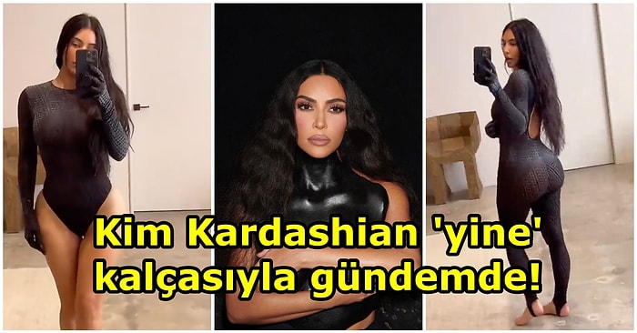 Kendi Markası 'SKIMS'ın Yeni Ürünlerini Deneyen Kim Kardashian, Yine Kalçasıyla Gündem Oldu!