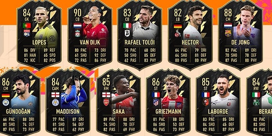Van Dijk ve De Jong'un Olduğu Haftanın Takımı FIFA 22'ye Geldi!