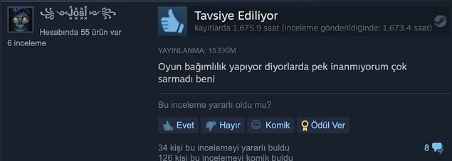 8. Hiç bağımlılık yapmaz.