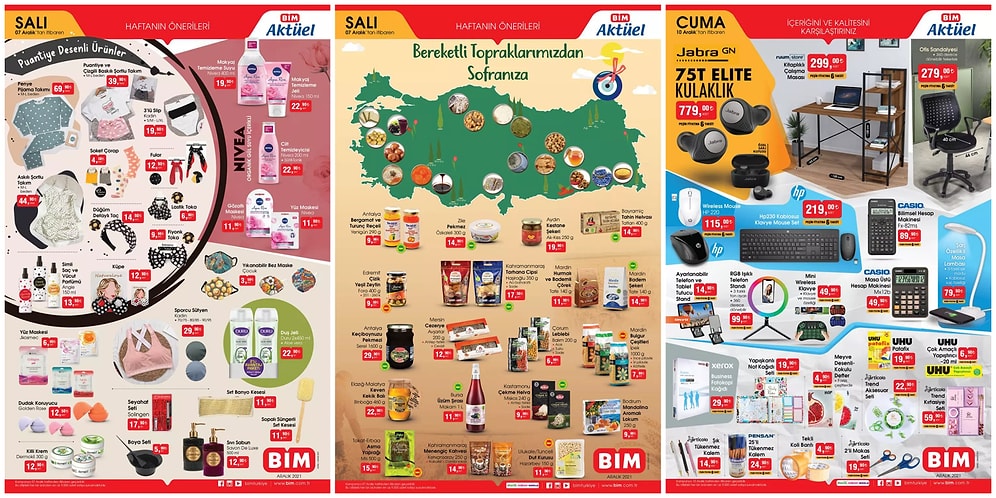 7 - 10 Aralık BİM Aktüel İndirim Kataloğu