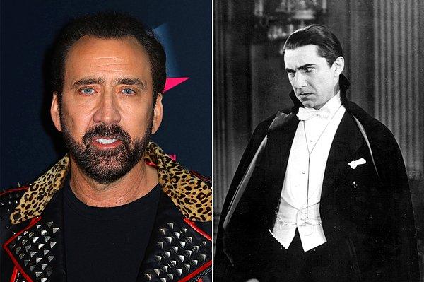 10. Nicolas Cage, Dracula'nın uşağına odaklanan film Renfield'de Kont Dracula karakterine hayat verecek.