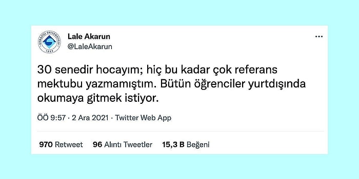 Sürekli Yurt Dışı İçin Referans Mektubu İstenen Akademisyenin Haklı ve Üzücü İsyanı