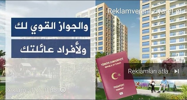 Durum böyle olunca da yatırım yapmak isteyenlerin ya da kendi ülkelerine göre ucuz olduğu için vatandaşlık almak isteyenlerin gözleri Türkiye'ye çevrildi. Biliyorsunuz, yabancıların Türk vatandaşlığı alması için 250 bin dolarlık konut alması yeterli oluyor.
