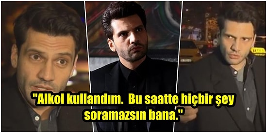 Yargı'nın Ilgaz'ı Kaan Urgancıoğlu, Alkollü Olduğunu Söylediği Halde Israrla Çekim Yapan Muhabirle Tartıştı!