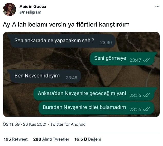 15. Mantıklı bir sebep ile işin içinden sıyrılmış.