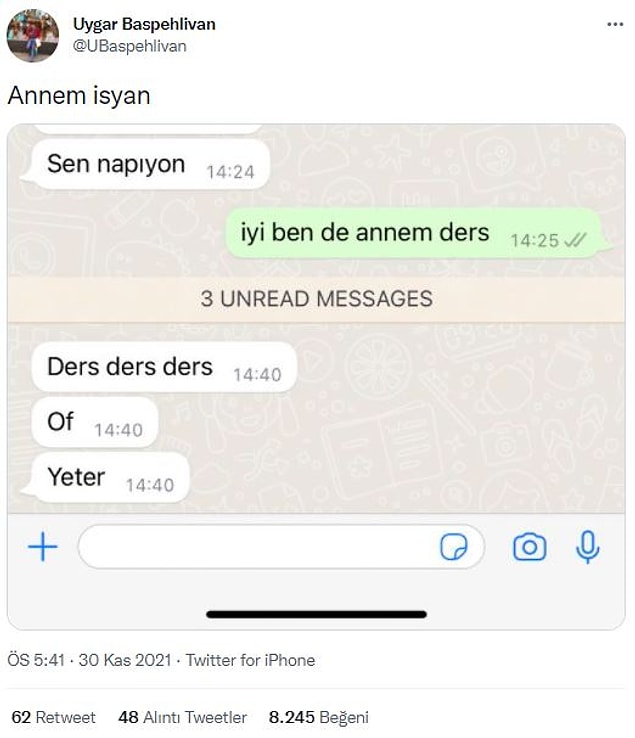 14. Hadi bizi takmıyorsunuz, bari anneleri takın hocalar!