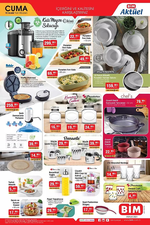 indirim gunleri basliyor 6 12 aralik haftasinda a101 bim ve sok aktuel urunler listesinde neler var