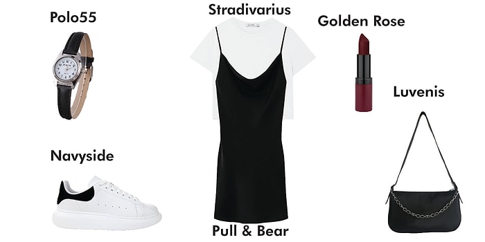 Bu Tişört Üstüne Elbise Kombinini Sevenleri Böyle Alalım