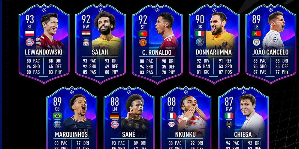 FIFA 22'de ŞL, Avrupa ve Konferans Ligi'nin En İyi Oyuncuları Belli Oldu: İşte Karşınızda TOTGS!
