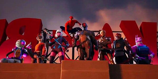 Gears of War ve Spider-Man karakterleri de Fortnite dünyasına adım atıyorlar!