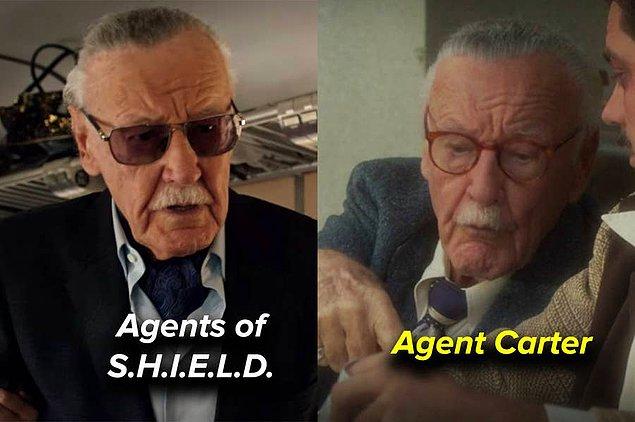 Kendisi bazı Marvel dizilerinde de göründü, 'Agents of S.H.I.E.L.D.' dizisinde bankta duran adam ve Ajan Carter'ı canlandırdı.