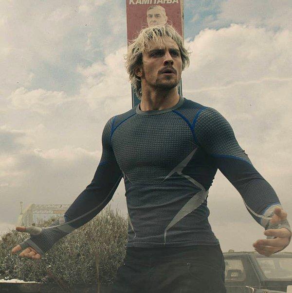 10. Aaron Taylor-Johnson, 'Captain America: the Winter Soldier' ve 'Avengers: Age of Ultron' filminde Pietro Maximoff/Quicksilver'ı canlandırdı.