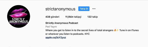 İnsanların itiraflarını yolladıkları "Strictly Anonymous" podcastine herkesi dumur eden bir itiraf geldi.