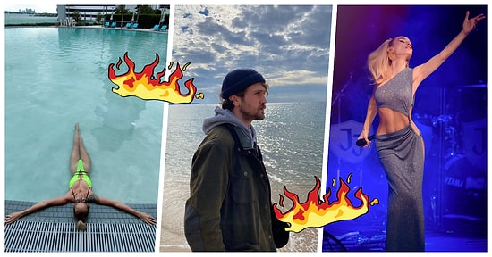 Hafta Boyunca Yaptıkları Sıcak Paylaşımlarla Ülke Genelinde Havaların Isınmasına Sebep Olan Ünlüler