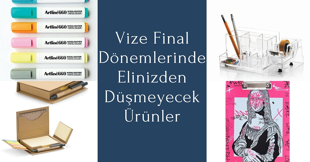 Final Dönemlerinde Çok İşinize Yarayacak Kırtasiye Ürünleri