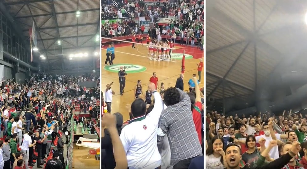 Karşıyaka Taraftarlarından Göztepe Kadın Voleybol Takımına Çirkin Tezahürat: 'Karşıya Adamı G*tünden S*ker'