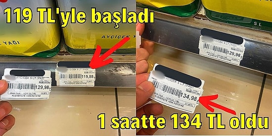 Günlerle Değil Saatlerle Yarışıyoruz: Zamla Güne Başlayan Yağa 1 Saat İçinde Yeniden Zam Yapıldı